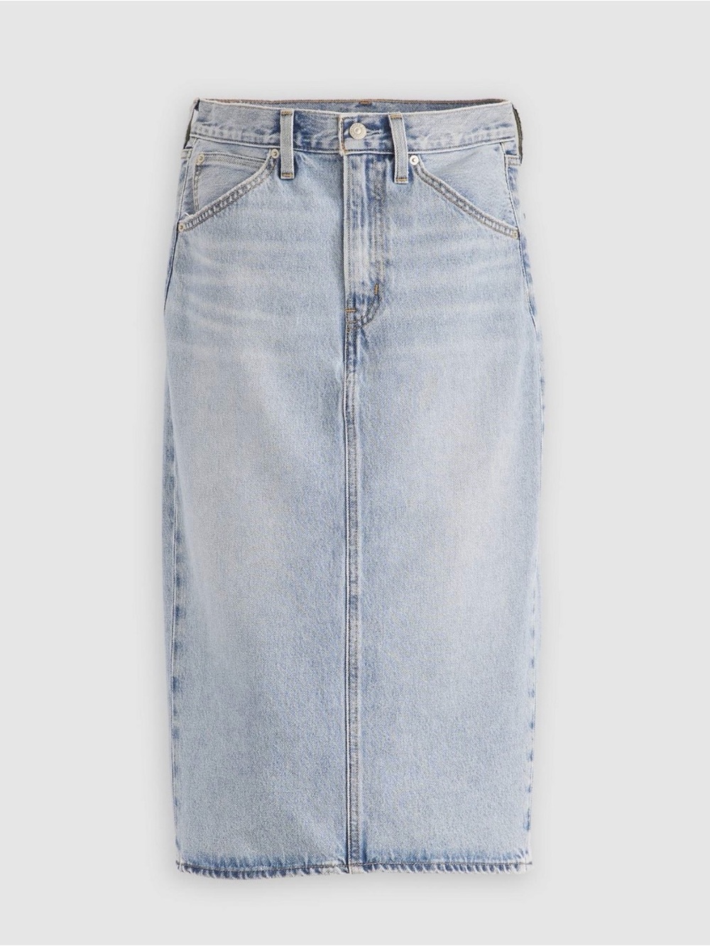 Levi's High Rise Slit Skirt